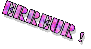 Erreur !